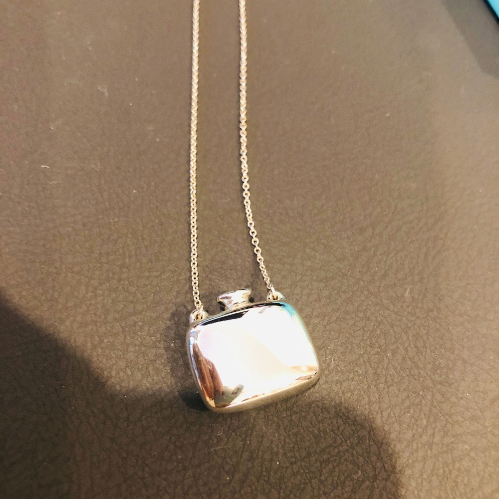 Tiffany & co mini square bottle pendant